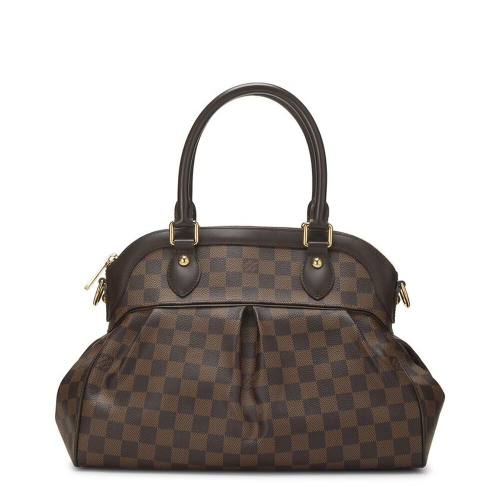 Louis Vuitton Brown Damier Ebene Coated Canvas Trevi Pm (Authentic Pre-Loved)